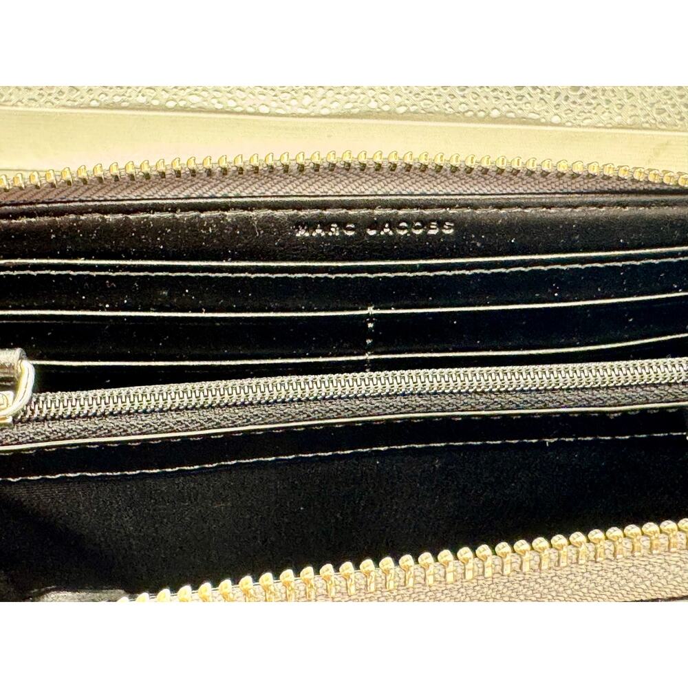 Marc Jacobs Standard Leather Continental Wallet Dark Gray - Picture 3 of 3